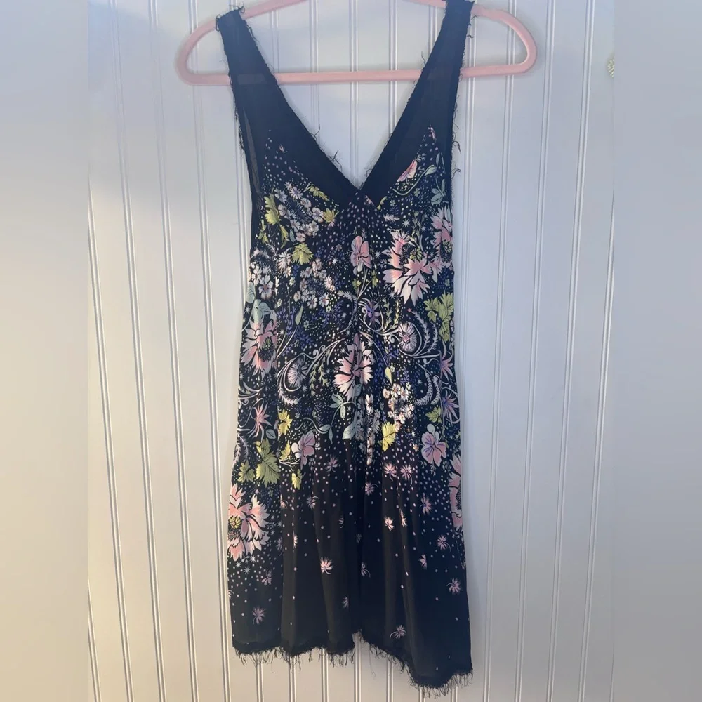 Free People Longwood Printed Slip Dress Sz XS - Picture 2 of 7